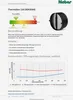 Product information sheet for a Naber Thermobox 150, including a diagram, description, benefits, and performance graph. Náhled obrázku produktu