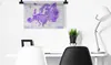 MuchoWow® Wandteppich Wandbehang Europa - Weltkarte - Farbe Produktbild-Vorschau 5