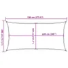 Vela Parasole 160 g/m² Bianca 4x7 m in HDPE Anteprima dell’immagine prodotto 9