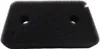 A black foam air filter with two circular holes. Produktbild-Vorschau