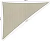 SHADOW COMFORT 4 x 5 x 6,4 m Dreieckiges Sonnensegel Sahara Produktbild-Vorschau 1
