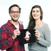 Mr. & Mrs. Panda Mauspad Einhorn Dame - Schwarz - Geschenk, Produktbild-Vorschau 4