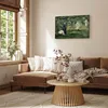 Italienischer Leinwand Leinwandbild - La Partie de croquet Produktbild-Vorschau 3