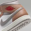 Nike Jordan 1 Mid "Rattan White College Grey" Grau, Größe: Produktbild-Vorschau 8