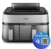 Philips Doppel-Heißluftfritteuse Steam Airfryer Dual Produktbild-Vorschau 5