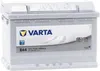 A VARTA Silver Dynamic car battery is shown against a light gray background. Produktbild-Vorschau