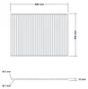 DEOS Grillrost aus Edelstahl 60 × 45 cm Produktbild-Vorschau 4
