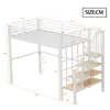 Letto a soppalco Flieks 140x200cm con scale, letto a Anteprima dell’immagine prodotto 4