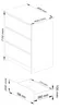 Komoda K60 Kaszmir 60 cm 3 szuflady 60x40x77 cm Podgląd zdjęcia produktu 3