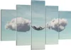 Bild auf Leinwand - Leinwandbild - 5 Teile - Wolken Produktbild-Vorschau 1