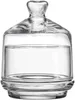 A clear glass jar with a lid, filled with a clear liquid. Náhled obrázku produktu