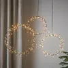 LED Kranz 'Curly' - 200 warmweiße LED - D: 35cm - schwarz Produktbild-Vorschau