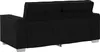 vidaXL Zweisitzer-Sofa Schwarz 180 cm Kunstleder Produktbild-Vorschau 3