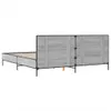 Bettgestell Grau Sonoma 200x200 cm Holzwerkstoff und Metall Produktbild-Vorschau 6