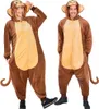 Overall Affe Kostüm braun L/XL Produktbild-Vorschau 1