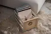 Crosley caisse de rangement en bois pour disques vinyle Voir les images du produit 4