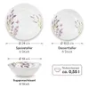 Porcelánová sada nádobí 18dílný jídelní servis pro 6 osob, Náhled obrázku produktu 17