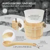 Sada príslušenstva do sauny LuxeBath, vyrobená z masívneho Náhľad obrázku produktu 3