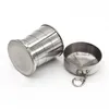 Mini Becher Klappbar Edelstahl Faltbecher Tasse Becher Produktbild-Vorschau 3