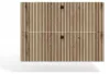 Lavabo Tigo 80 2S Oak Evoke 2 Tiroirs Façade Cannelée Voir les images du produit 11
