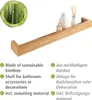 WENKO Wand Regal Bambus Ablage Bambus Bad 60 cm BAMBUSA Produktbild-Vorschau 2