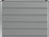 vidaXL Fioriera grigio chiaro 100 x 40 x 75 cm in acciaio Anteprima dell’immagine prodotto 4
