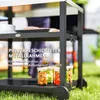 Outsunny Grillwagen 3-Etagen Servierwagen mit Arbeitsfläche Produktbild-Vorschau 7