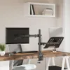 vidaXL Držák monitoru černá ocel VESA 75/100 mm Náhled obrázku produktu 4
