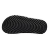The sole of a black NIKE Kawa slide sandal is shown from an underneath view against a white background. Produktbild-Vorschau