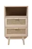 SalesFever Kommode mit Rattan Front | 2 Schubladen und 1 Produktbild-Vorschau 3