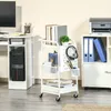 3-poziomowy wózek na kółkach, wózek do serwowania, wózek do Podgląd zdjęcia produktu 2