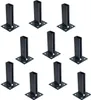 Pfostenträger Aufschraubhülse 10er Set 40x60 mm Produktbild-Vorschau 1
