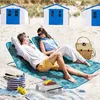 KOMFOTTEU 2er Set Strandmatte mit Tisch, Kopfkissen & Produktbild-Vorschau 8