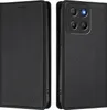 Litchi Leder Handyhülle für Motorola Moto G15 Wallet Produktbild-Vorschau 2