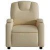 vidaXL Relaxsessel Creme Stoff Produktbild-Vorschau 3