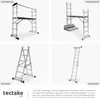 tectake® Aluminium Multigerüst 4 in 1 Belastbarkeit 150 kg Produktbild-Vorschau 6