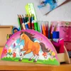WAGOMA Porte-crayons enfants [5 compartiments] Organisateur Voir les images du produit 2