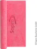 A rolled-up pink sheet with a logo printed on it, set against a white background. Náhľad obrázku produktu