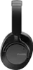 A close-up, studio shot of a black over-ear headphone. Podgląd zdjęcia produktu