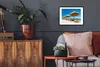 MuchoWow® Gerahmtes Poster Strandkorb - Strand - Produktbild-Vorschau 3