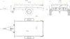Technical drawings of a trailer with dimensions. Podgląd zdjęcia produktu