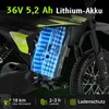 MEGAMOTION MT8 Elektro Motorrad für Kinder , 300W,25 km/h, Produktbild-Vorschau 4