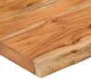 vidaXL Wandregal 140x20x2,5 cm Rechteckig Massivholz Akazie Produktbild-Vorschau 7
