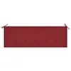vidaXL Cuscino per panca da giardino rosso vino 150x50x4 cm Anteprima dell’immagine prodotto 12