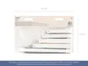 Ventaglio decorativo Elegant Bliss 5pcs 38|25|21|19|14cm Anteprima dell’immagine prodotto 13