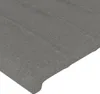 vidaXL LED Kopfteil Dunkelgrau 180x5x118/128 cm Stoff Produktbild-Vorschau 5