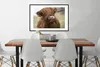 MuchoWow® Gerahmtes Poster Schottischer Highlander - Produktbild-Vorschau 3