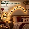 LED Weihnachtsdeko Rentier, 7-teiliges 3D Holz Rentier Produktbild-Vorschau 6