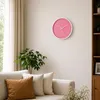 Intirilife Wanduhr in Weiß - Pink mit 30,5 cm Durchmesser - Produktbild-Vorschau 7