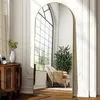 Ganzkörperspiegel Bogen 66 x 180 cm Gold mit Ständer zum Produktbild-Vorschau 6